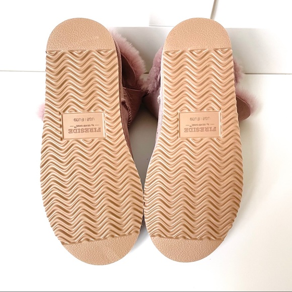 Fireside By Dearfoams Genuine Shearling Lined Boot - Picture 7 of 7